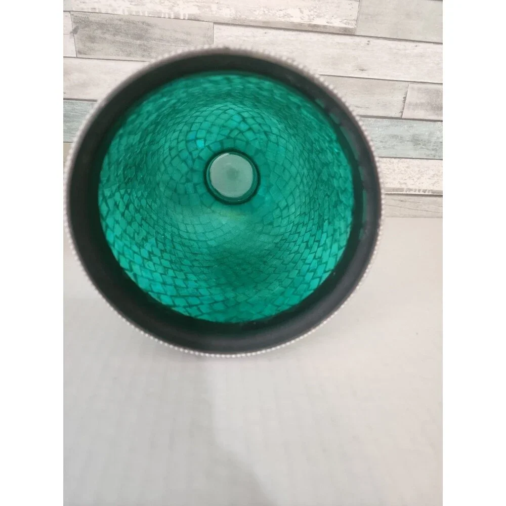Mosaic Hurricane Vase / Candle Holder